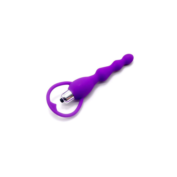 Chapelet anal violet vibrant 